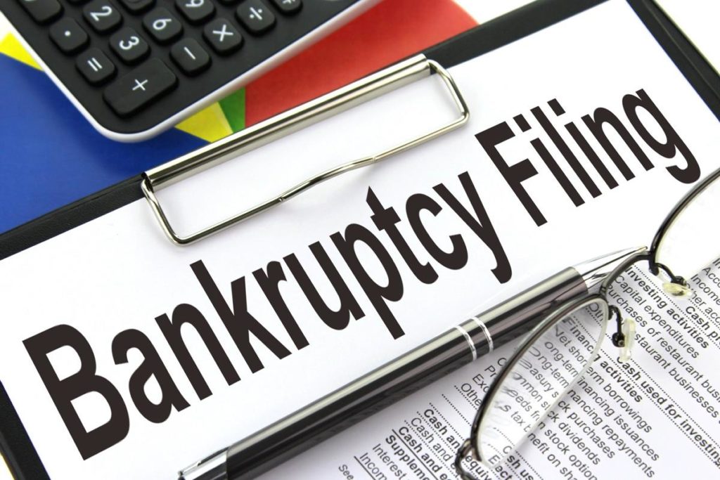 Filing bankruptcy